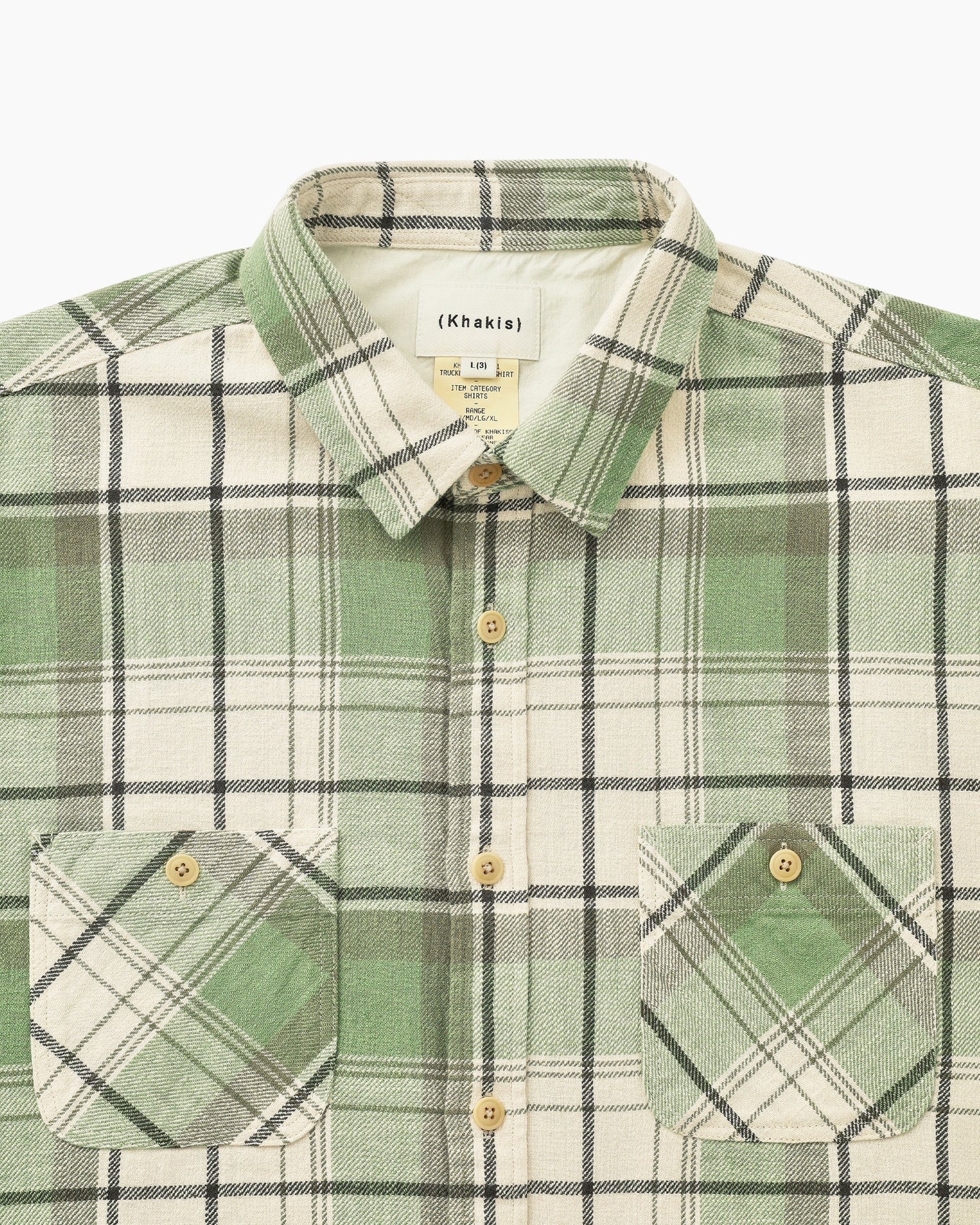 Trucker Plaid Shirt Grass