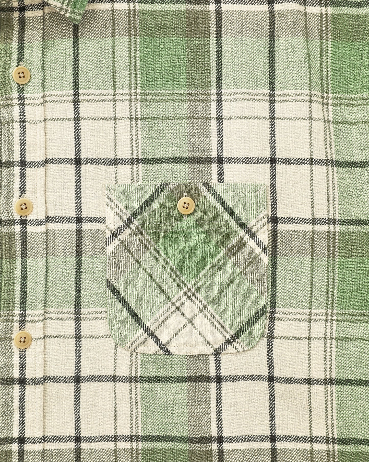 Trucker Plaid Shirt Grass