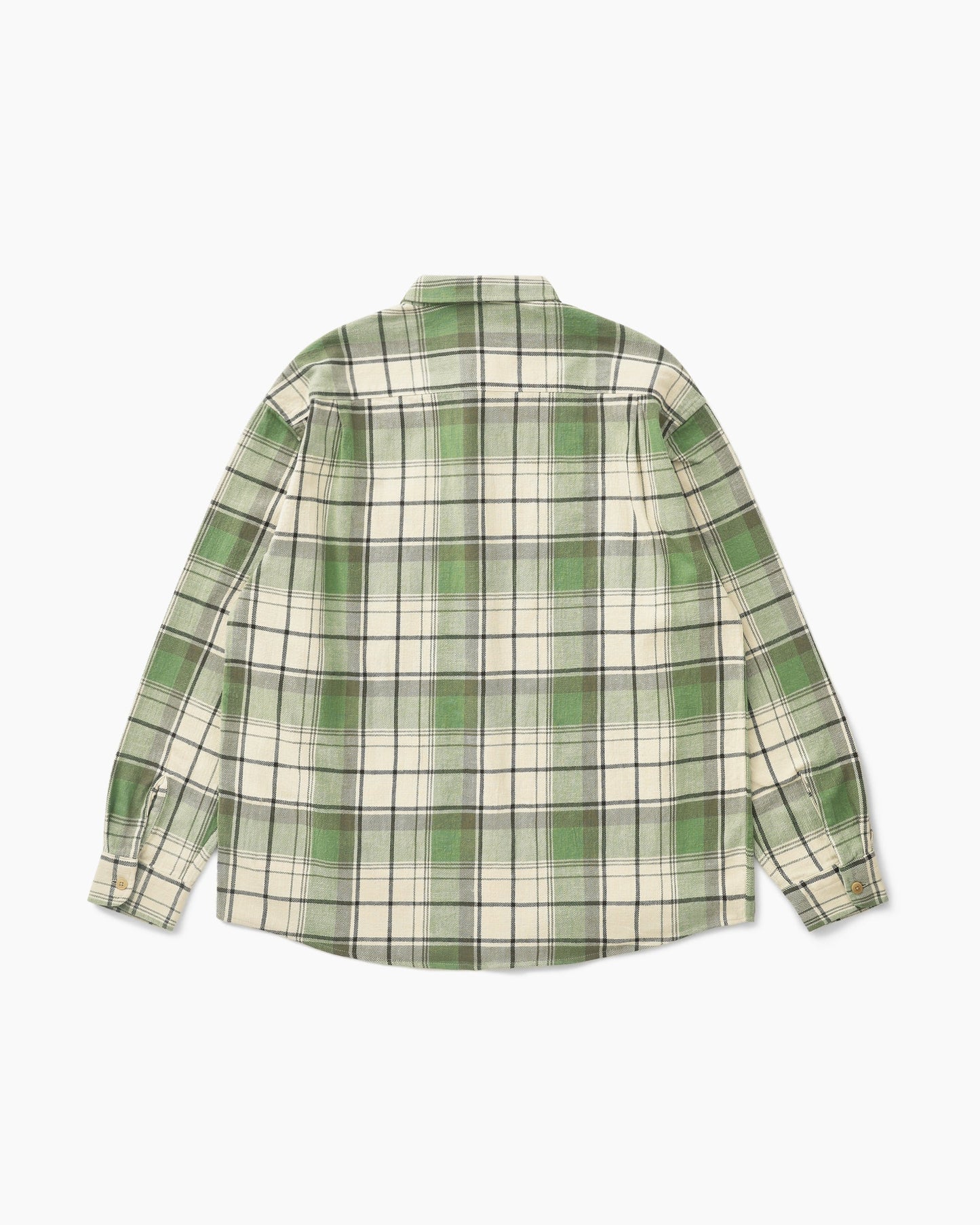 Trucker Plaid Shirt Grass