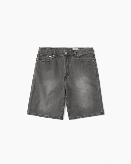 Washed Denim Short Light Grey