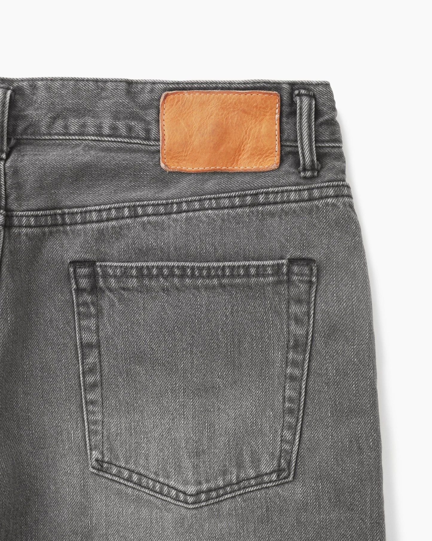 Washed Denim Short Light Grey