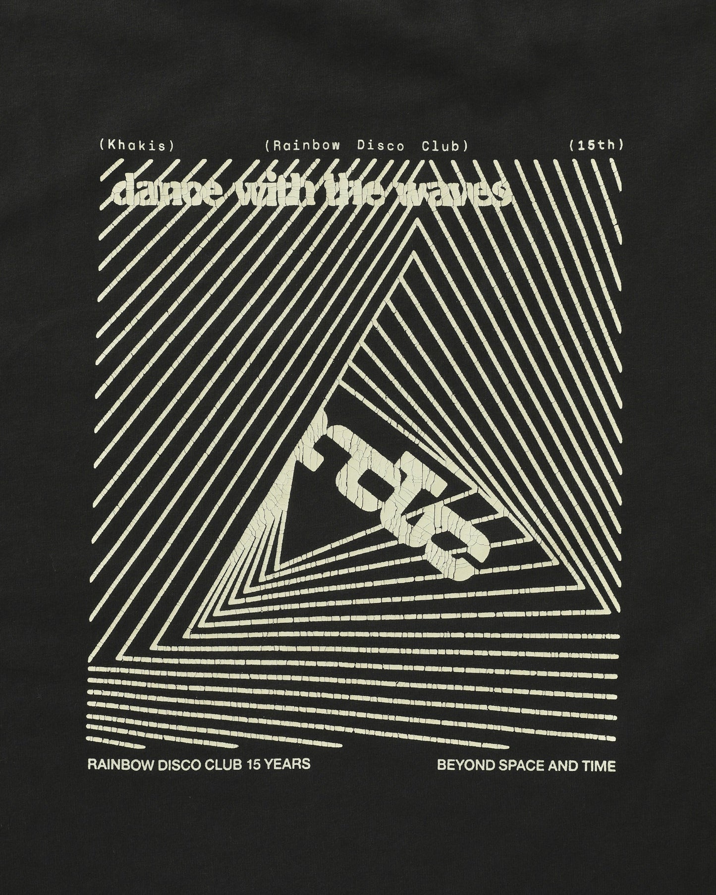 RDC x Khakis Wave Tee Faded Black