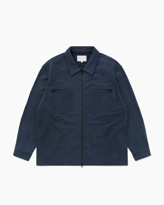 Fleece Overshirt Dark Navy