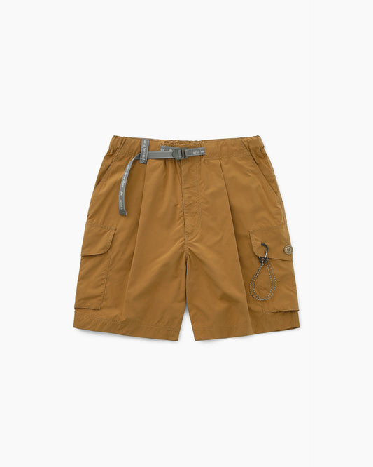 Oversized Cargo Short Pants Light Brown