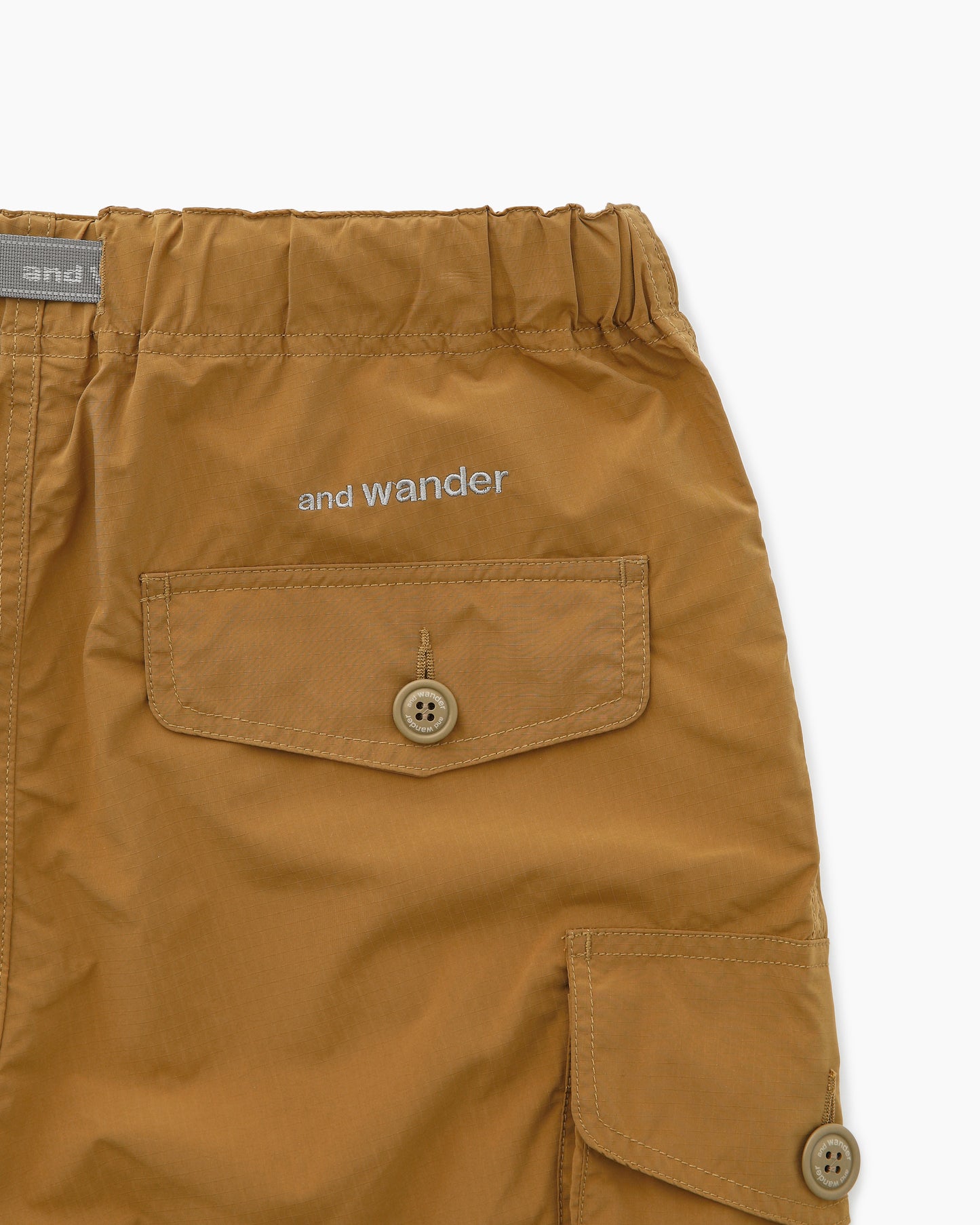 Oversized Cargo Short Pants Light Brown