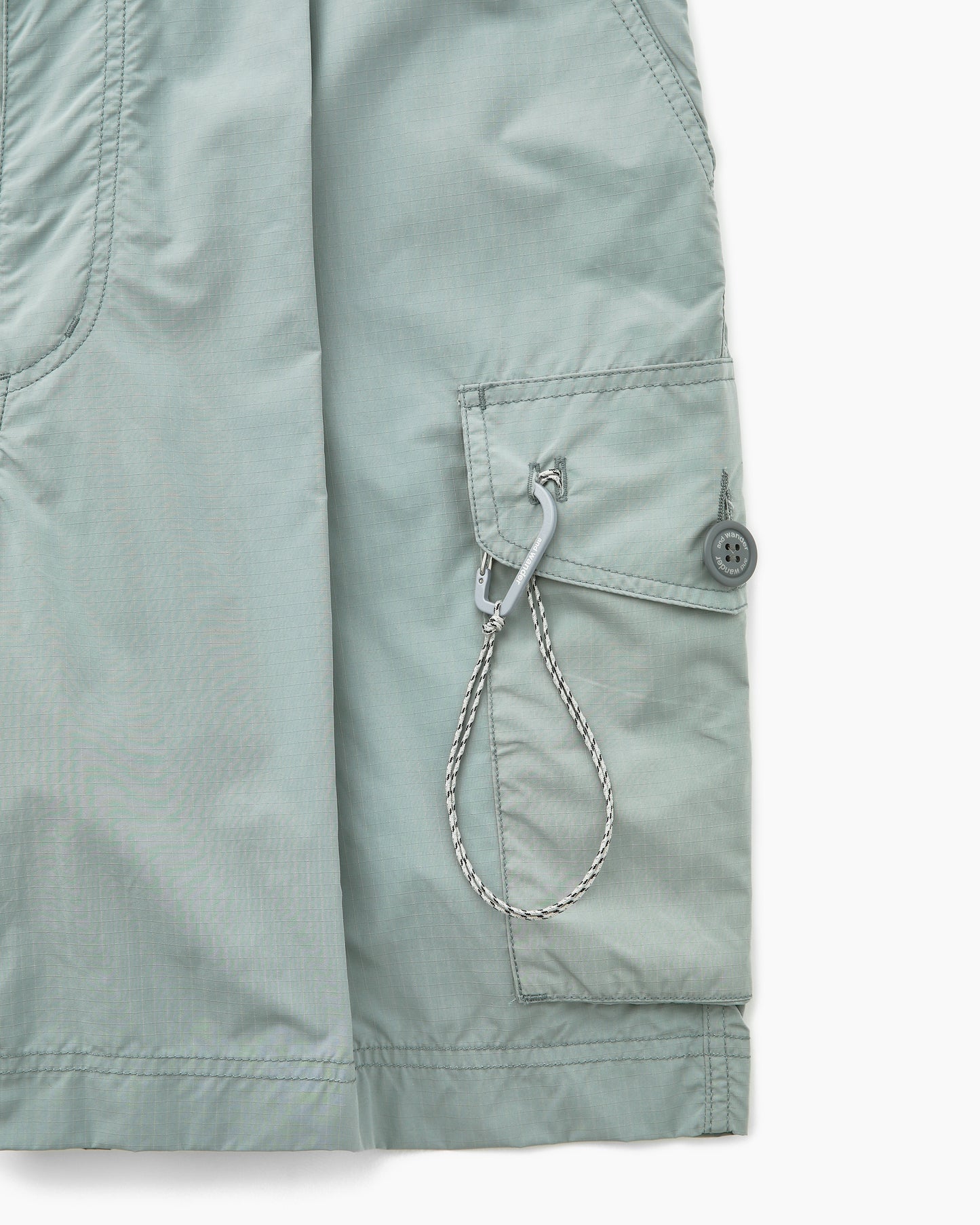 Oversized Cargo Short Pants Light Sage