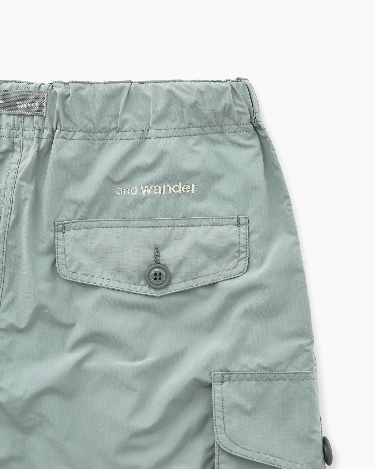 Oversized Cargo Short Pants Light Sage