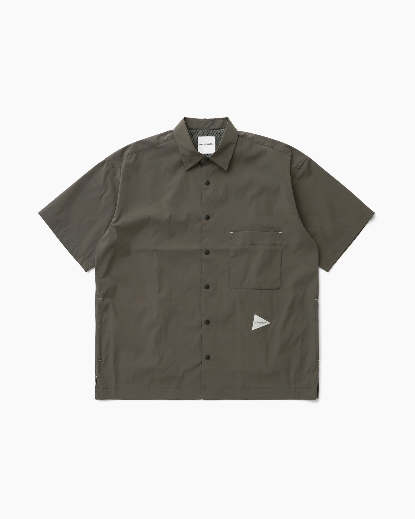 UV Cut Strech SS Shirt Dark Grey