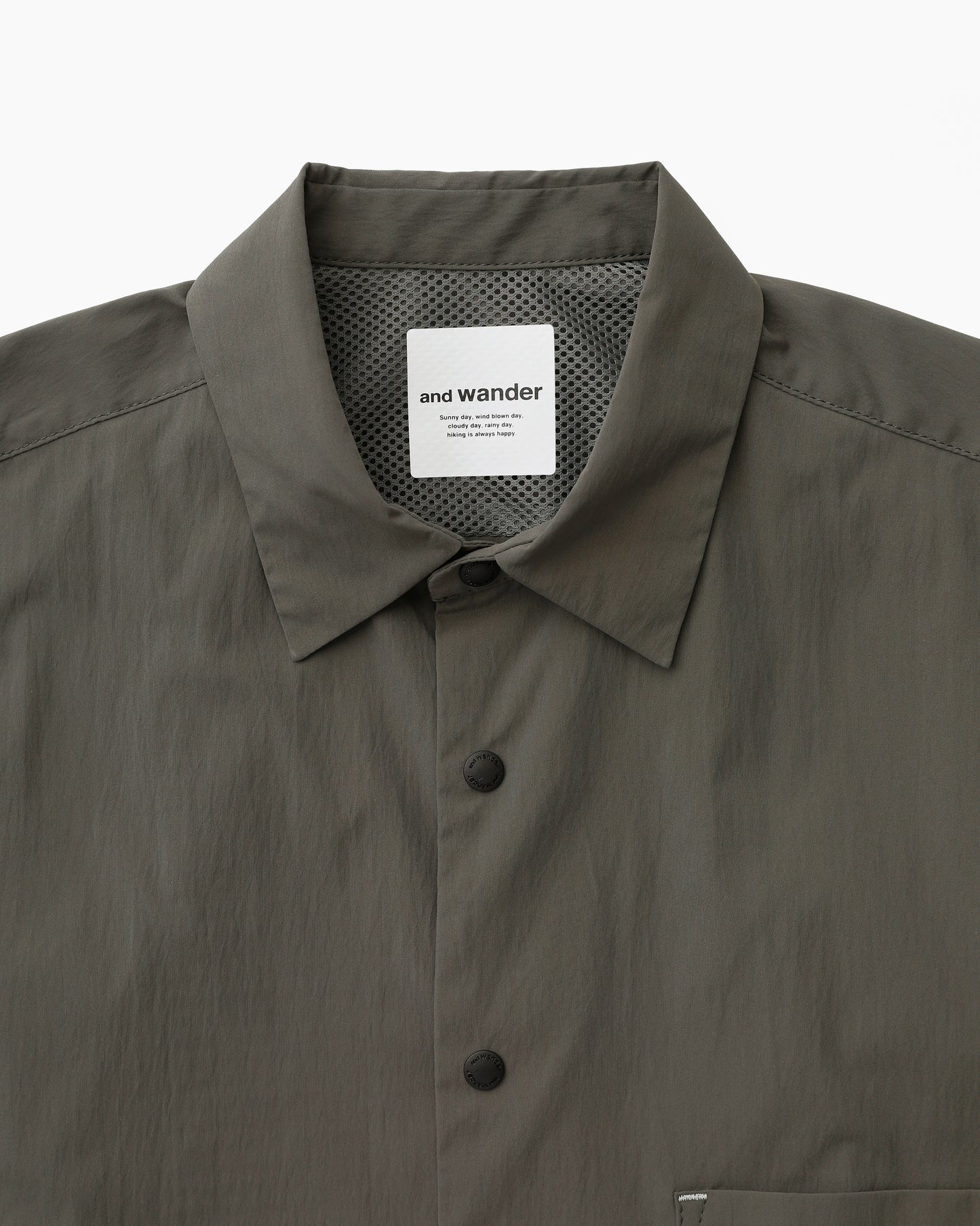 UV Cut Strech SS Shirt Dark Grey