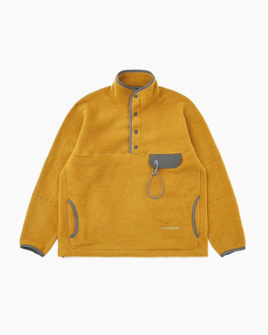 Wool Fleece Pullover Camel
