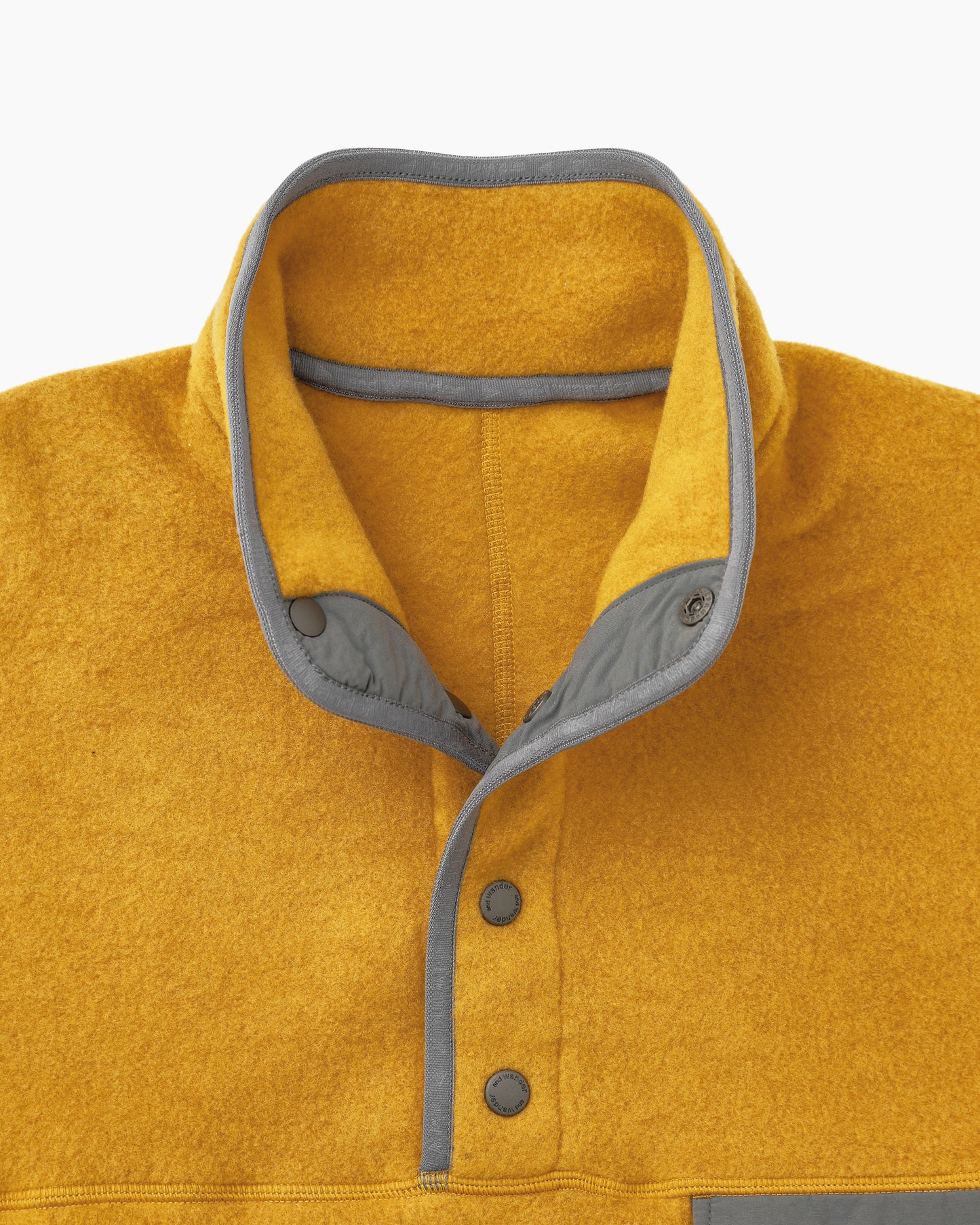 Wool Fleece Pullover Camel