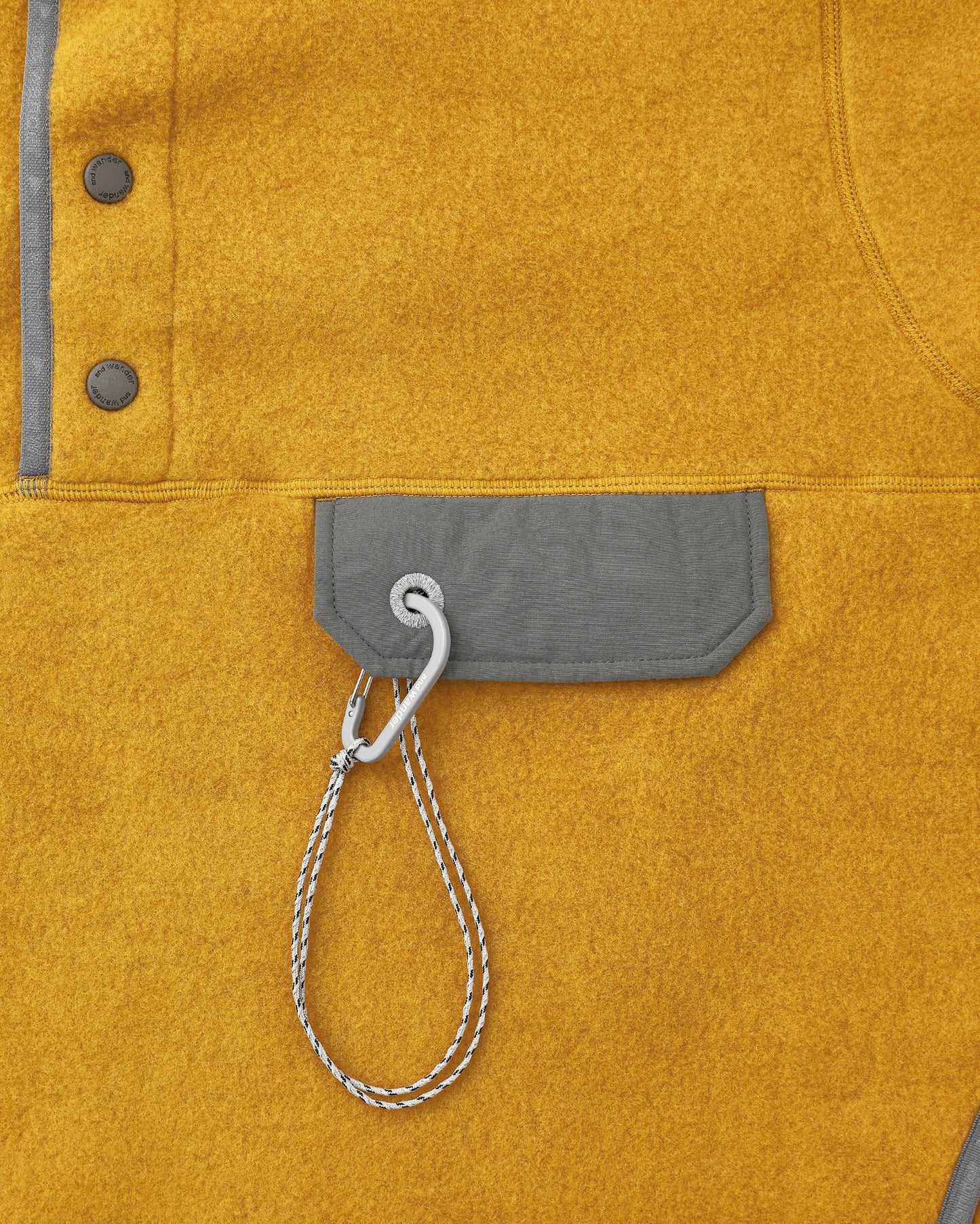 Wool Fleece Pullover Camel