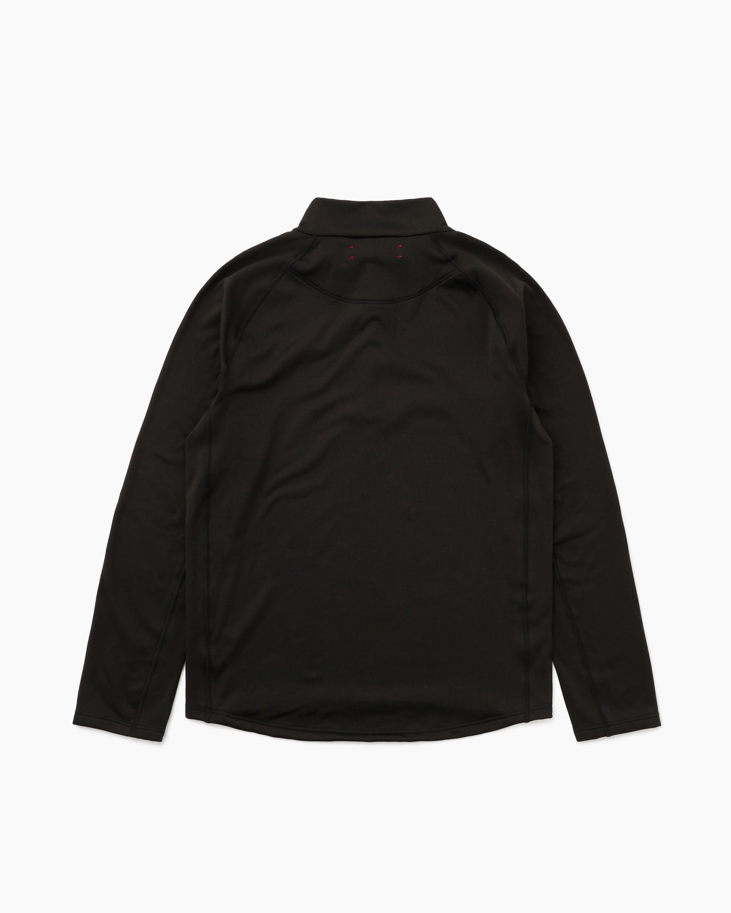 Half-Zip Grid Fleece Black