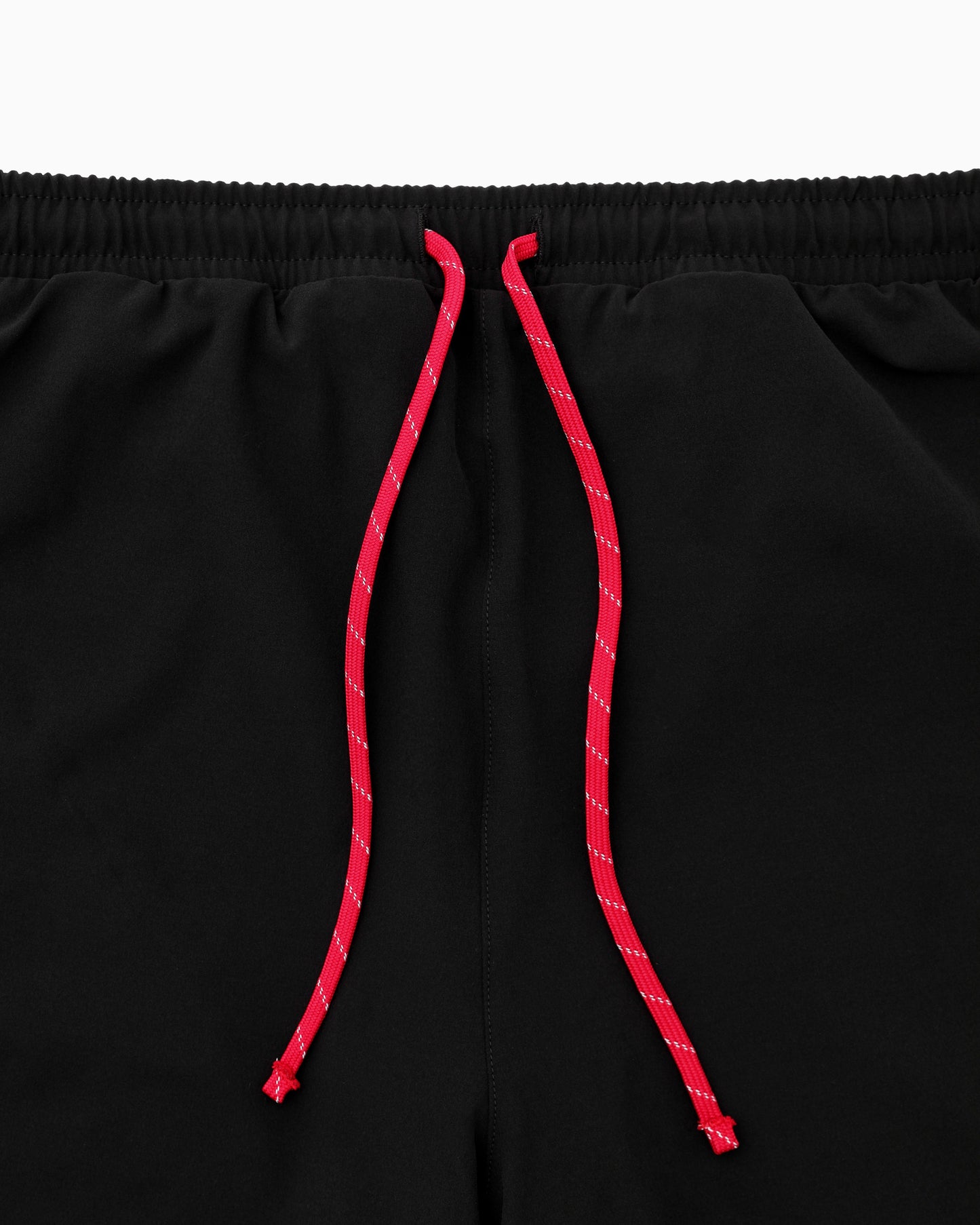 Layered Pocketed Trail Shorts Black