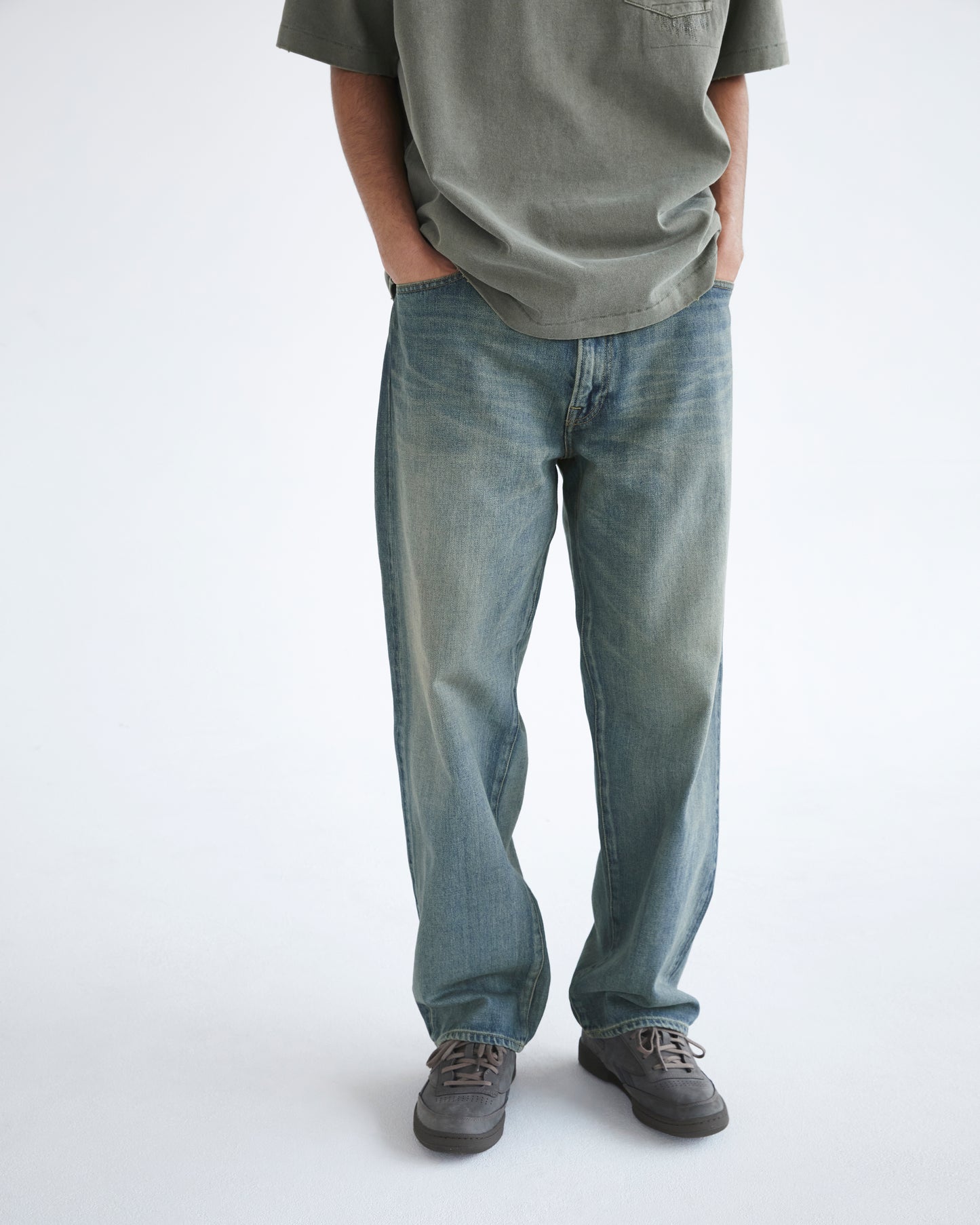 Croft Jean Mid Blue