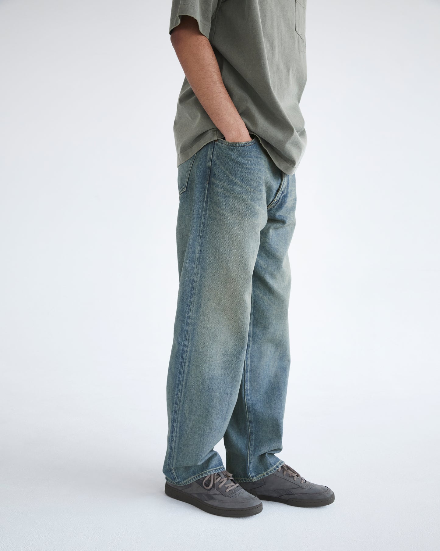 Croft Jean Mid Blue