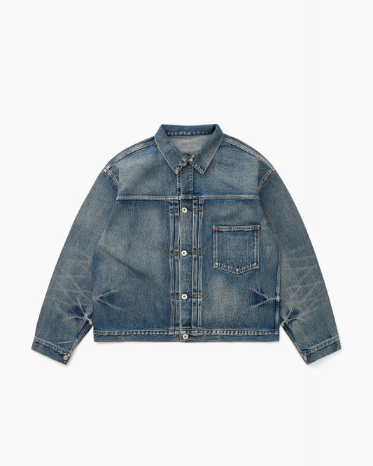 Union Denim Jacket Mid Blue