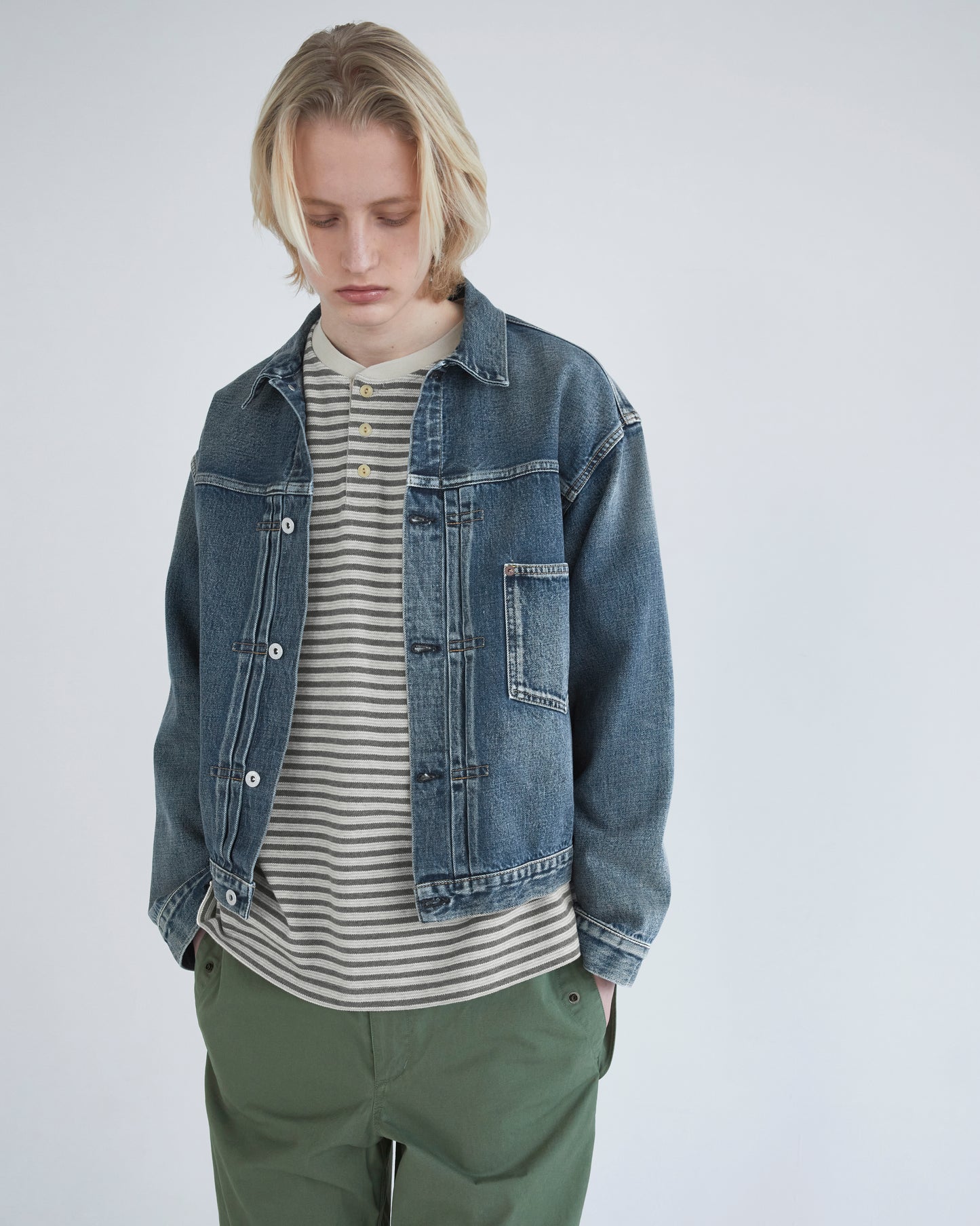 Union Denim Jacket Mid Blue
