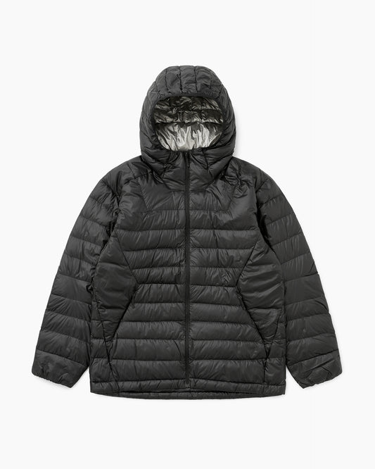1000FP Sputtering Hooded Down Jacket Black