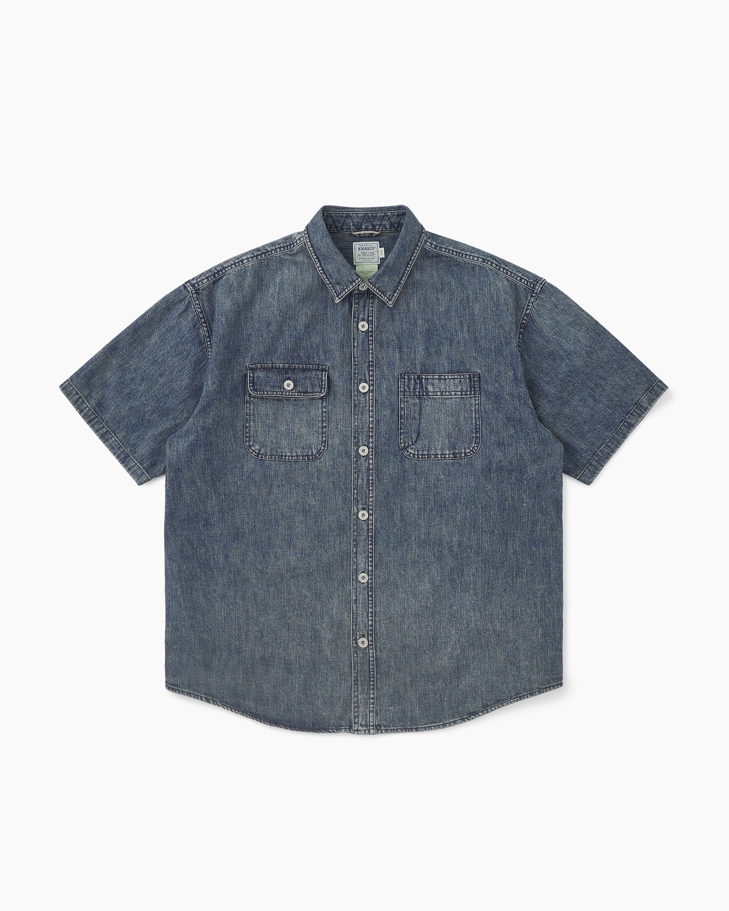 2P Denim S/S Shirt Dark Blue