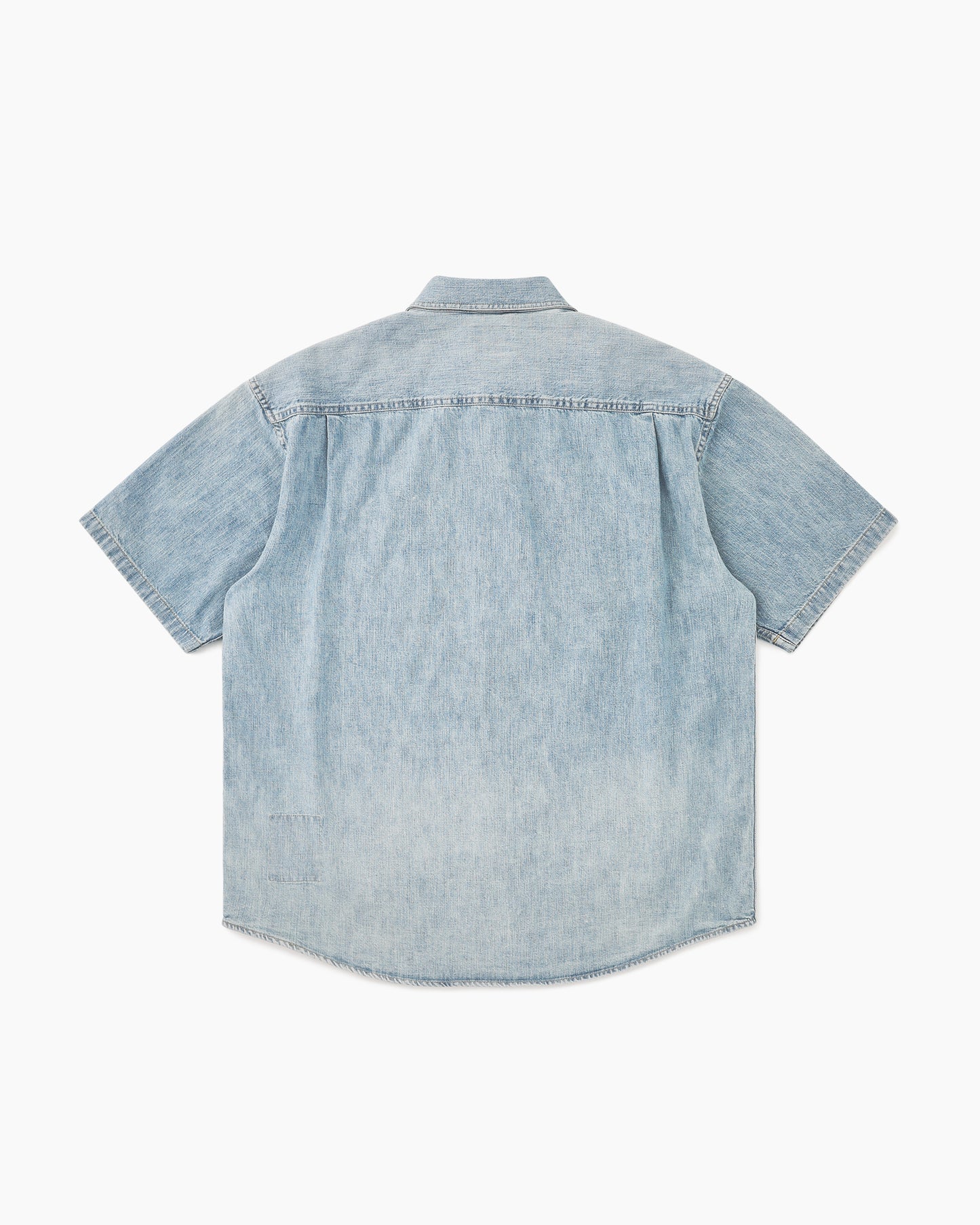 2P Denim S/S Shirt Light Blue