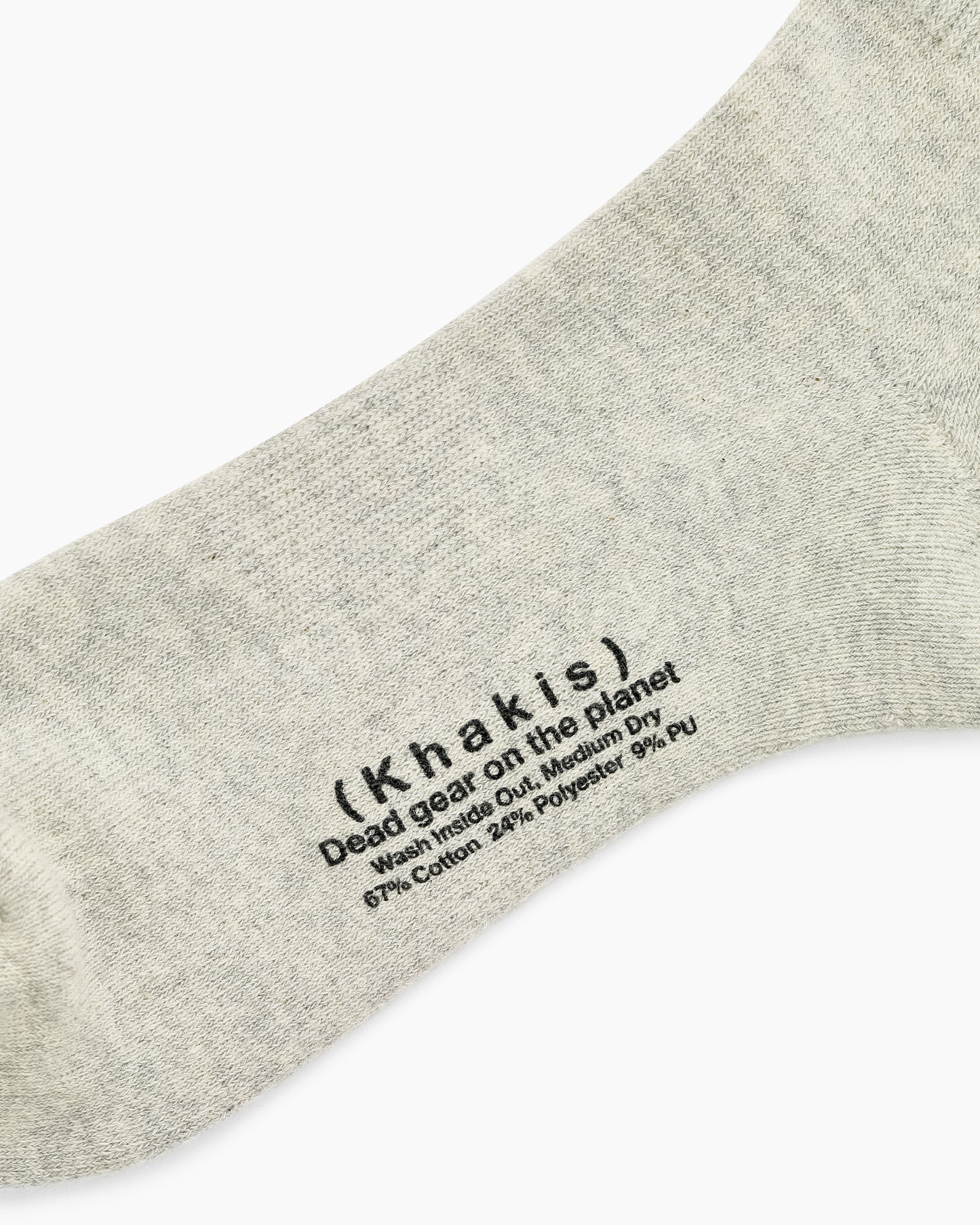 3P Stock Crew Socks Oatmeal