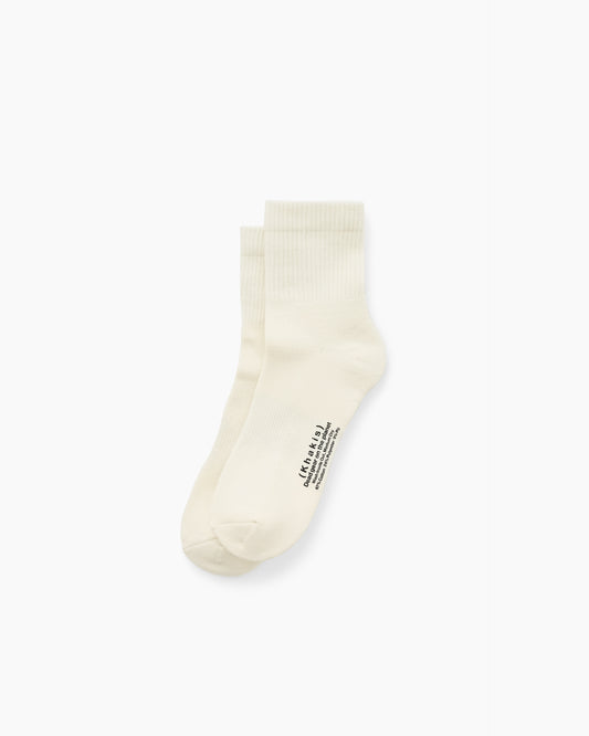 3P Stock Quarter Socks Ivory