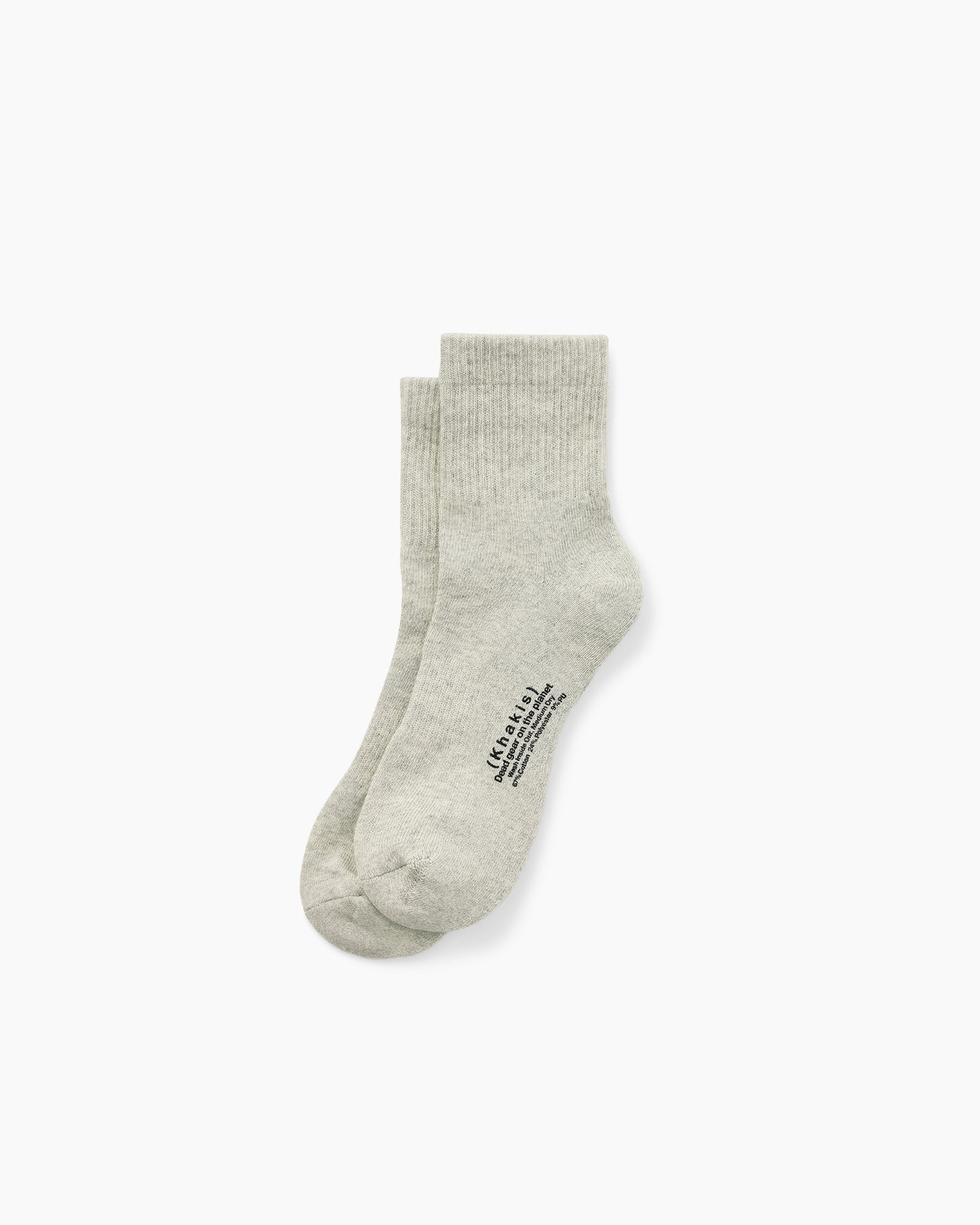 3P Stock Quarter Socks Oatmeal