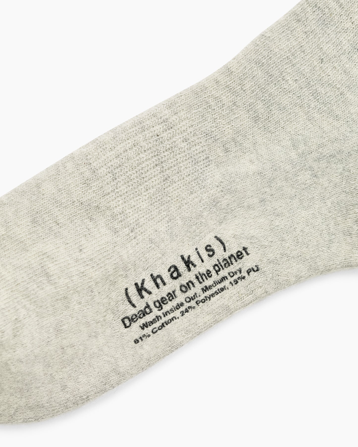 3P Stock Quarter Socks Oatmeal