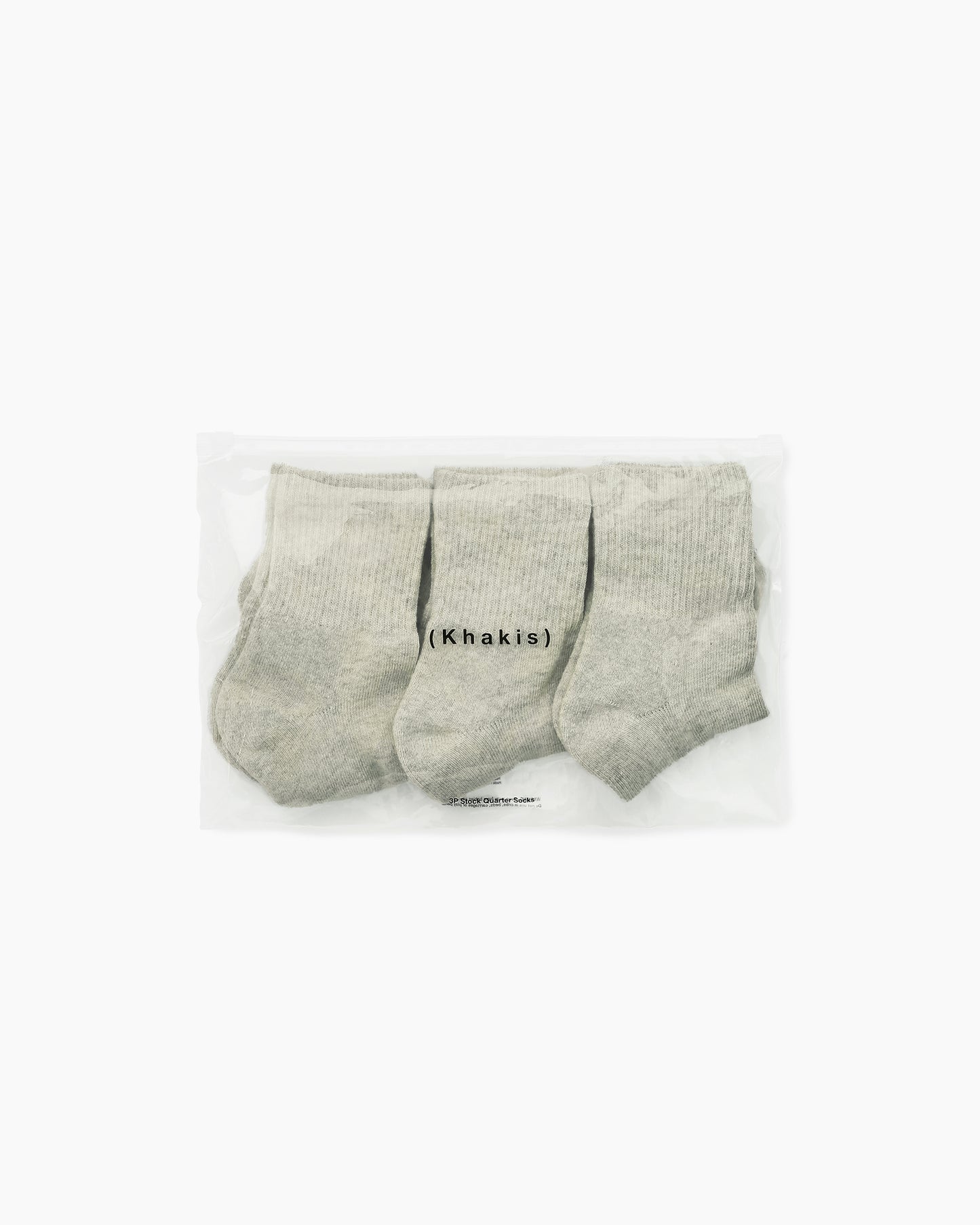 3P Stock Quarter Socks Oatmeal