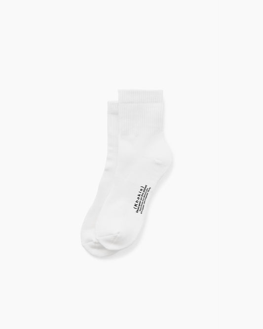 3P Stock Quarter Socks White