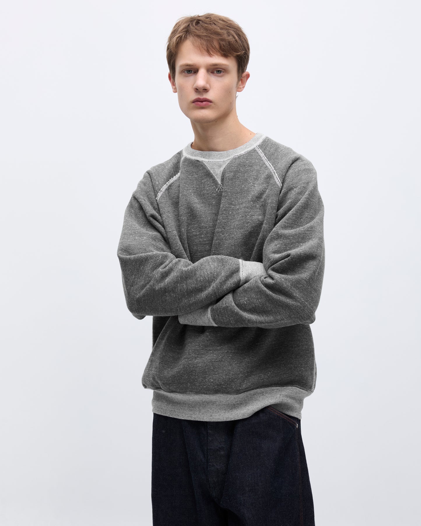 Archive Crewneck Pepper & Salt