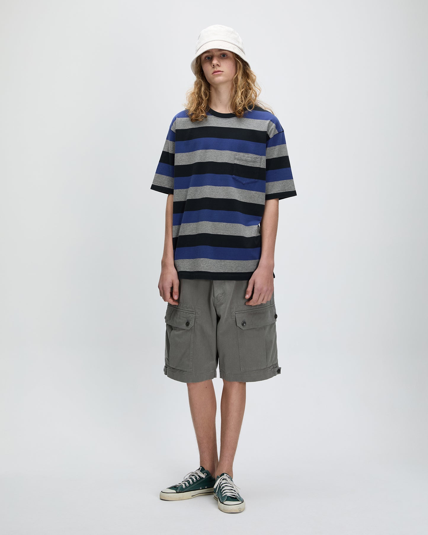 Block S/S Tee Navy
