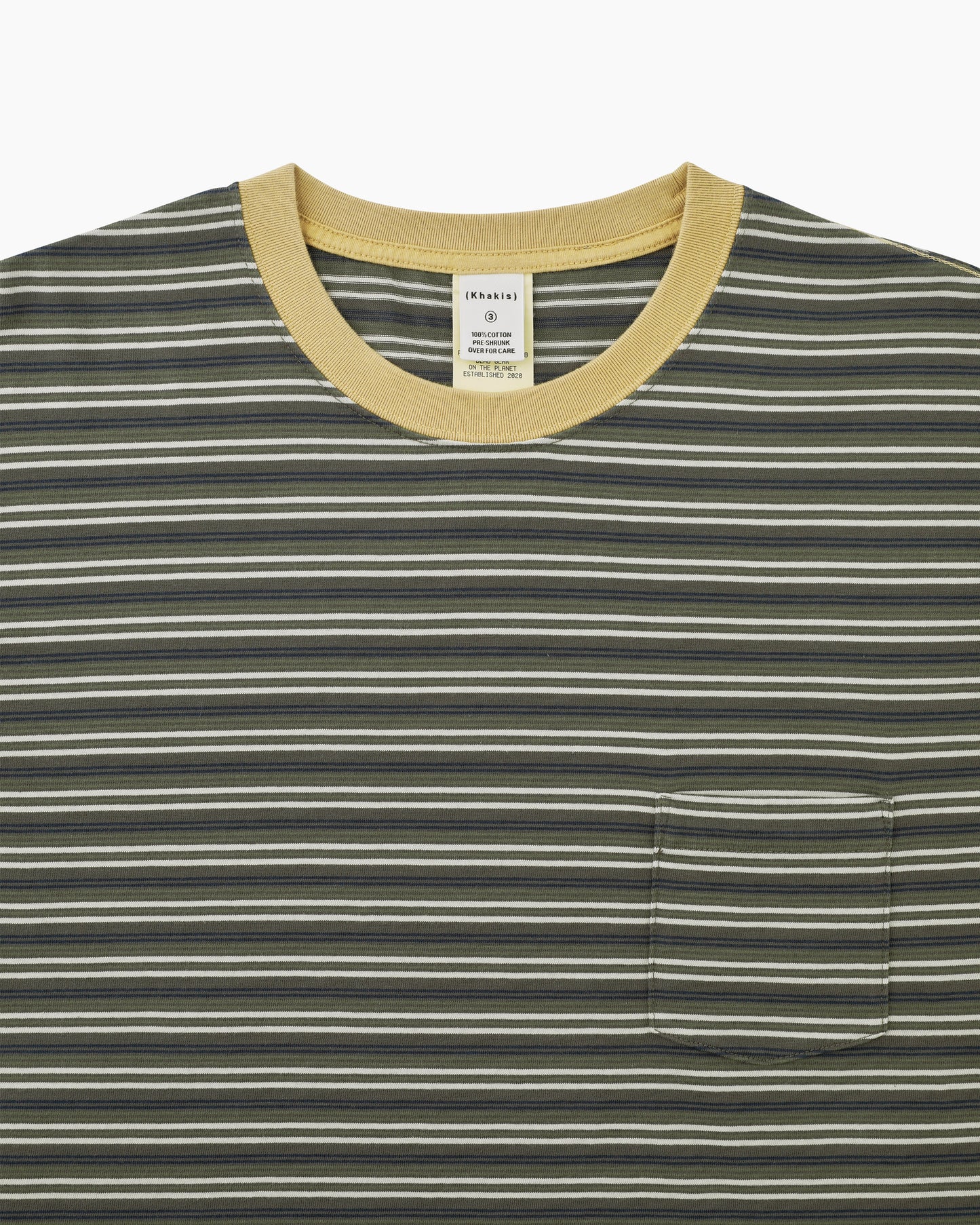 Border S/S Tee Bark