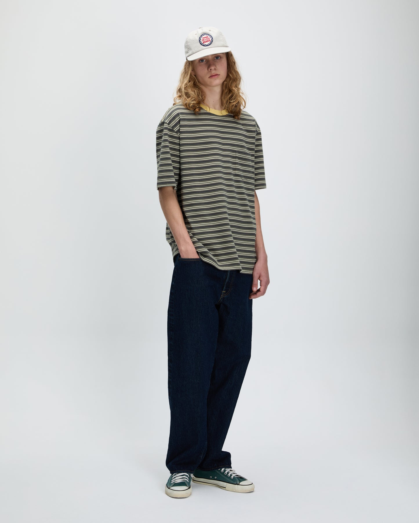 Border S/S Tee Bark