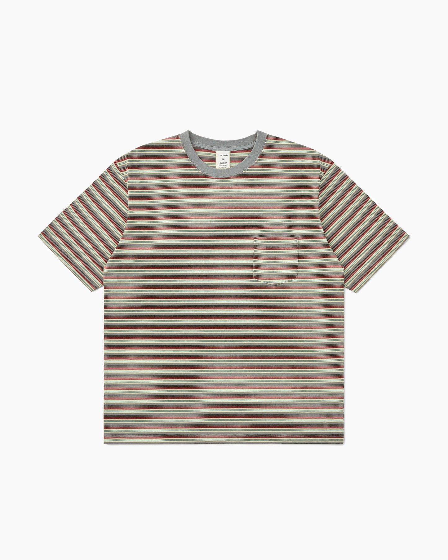 Border S/S Tee Grey