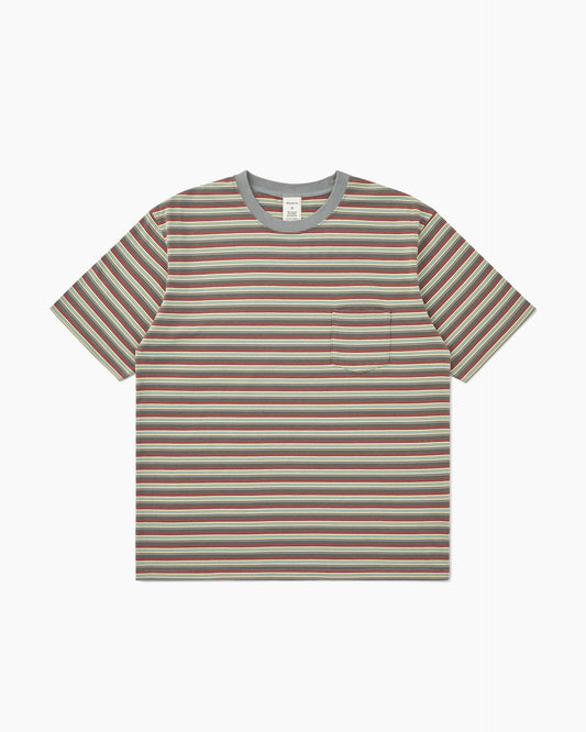 Border S/S Tee Grey