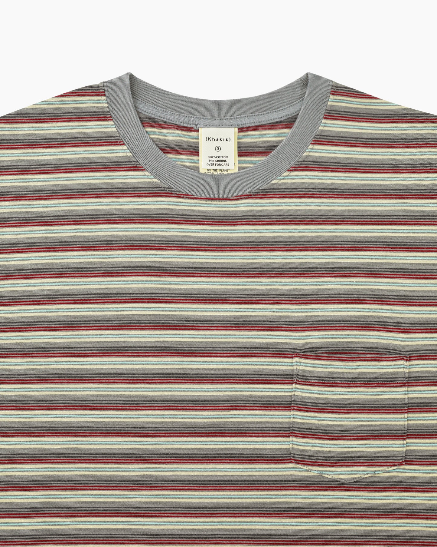 Border S/S Tee Grey