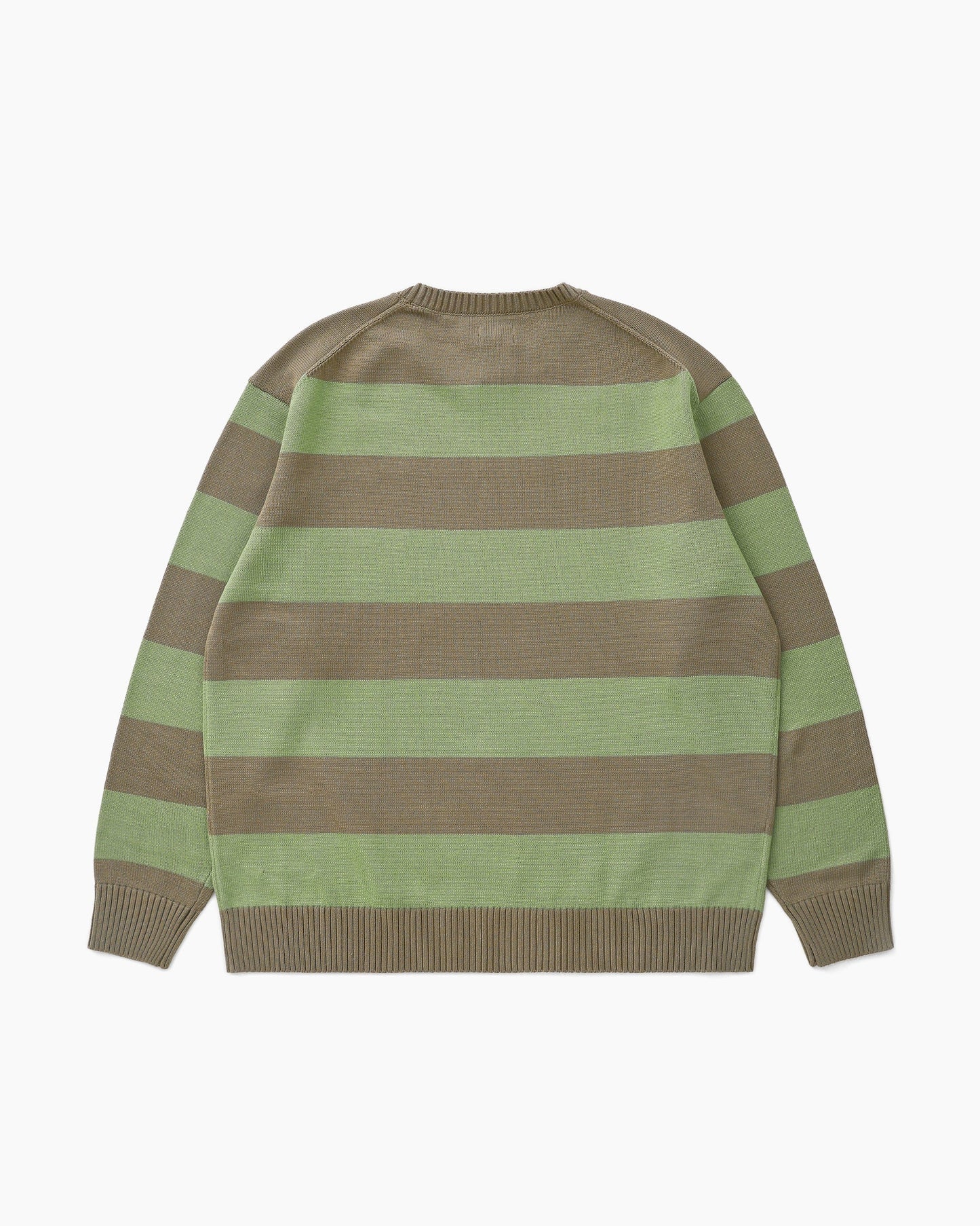 Border Stripe Sweater Sage/Green