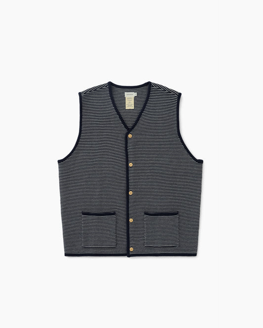 Cabin Knit Vest Navy
