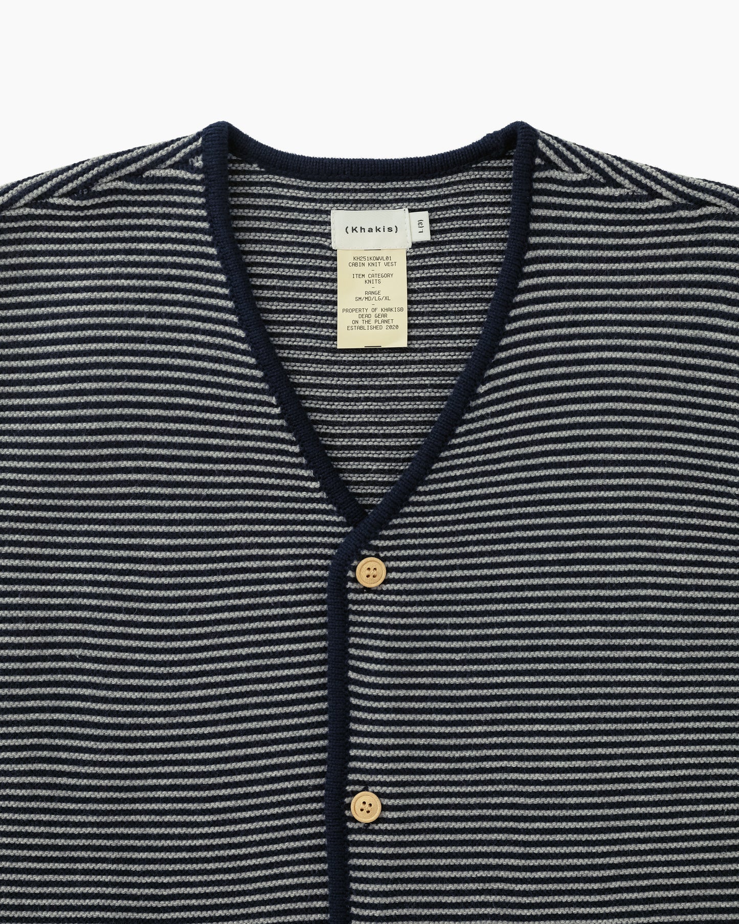 Cabin Knit Vest Navy