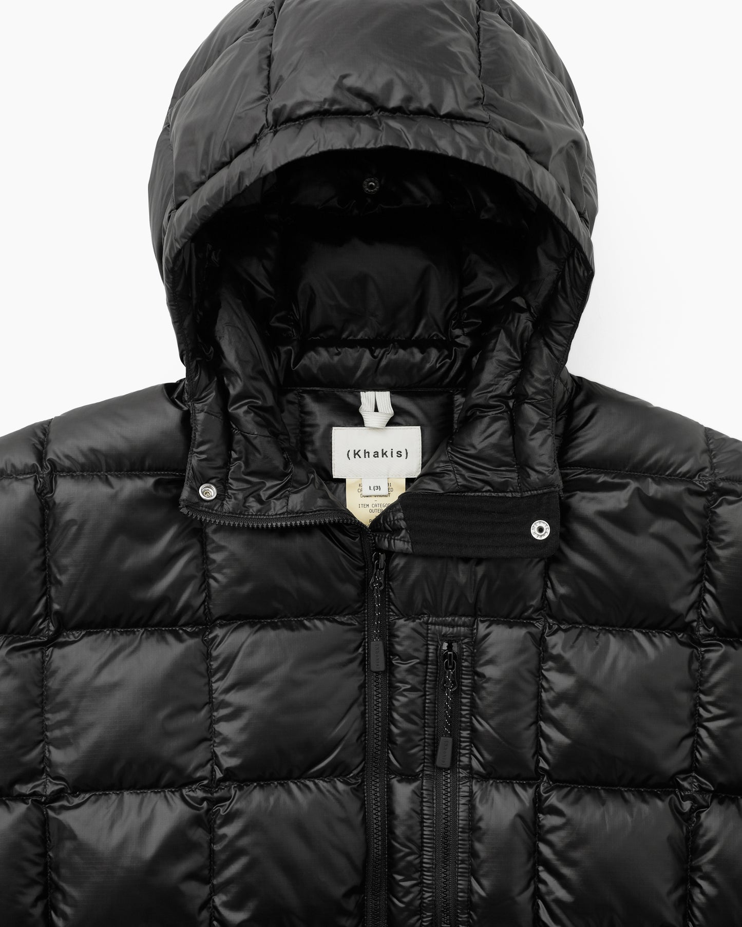 Camper Hooded Down Jacket Black