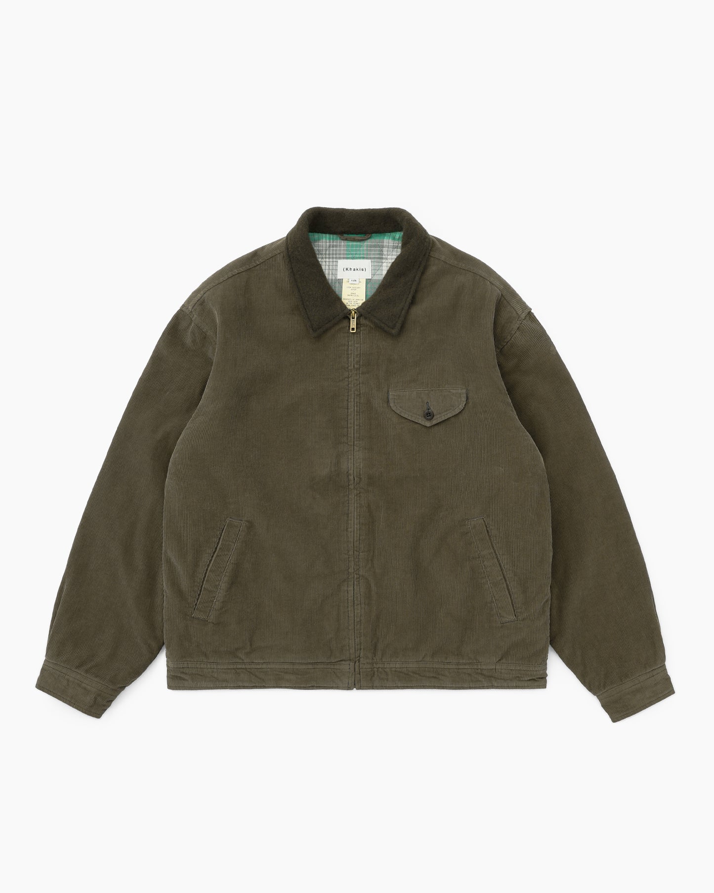 Corduroy Swing Jacket Dark Olive