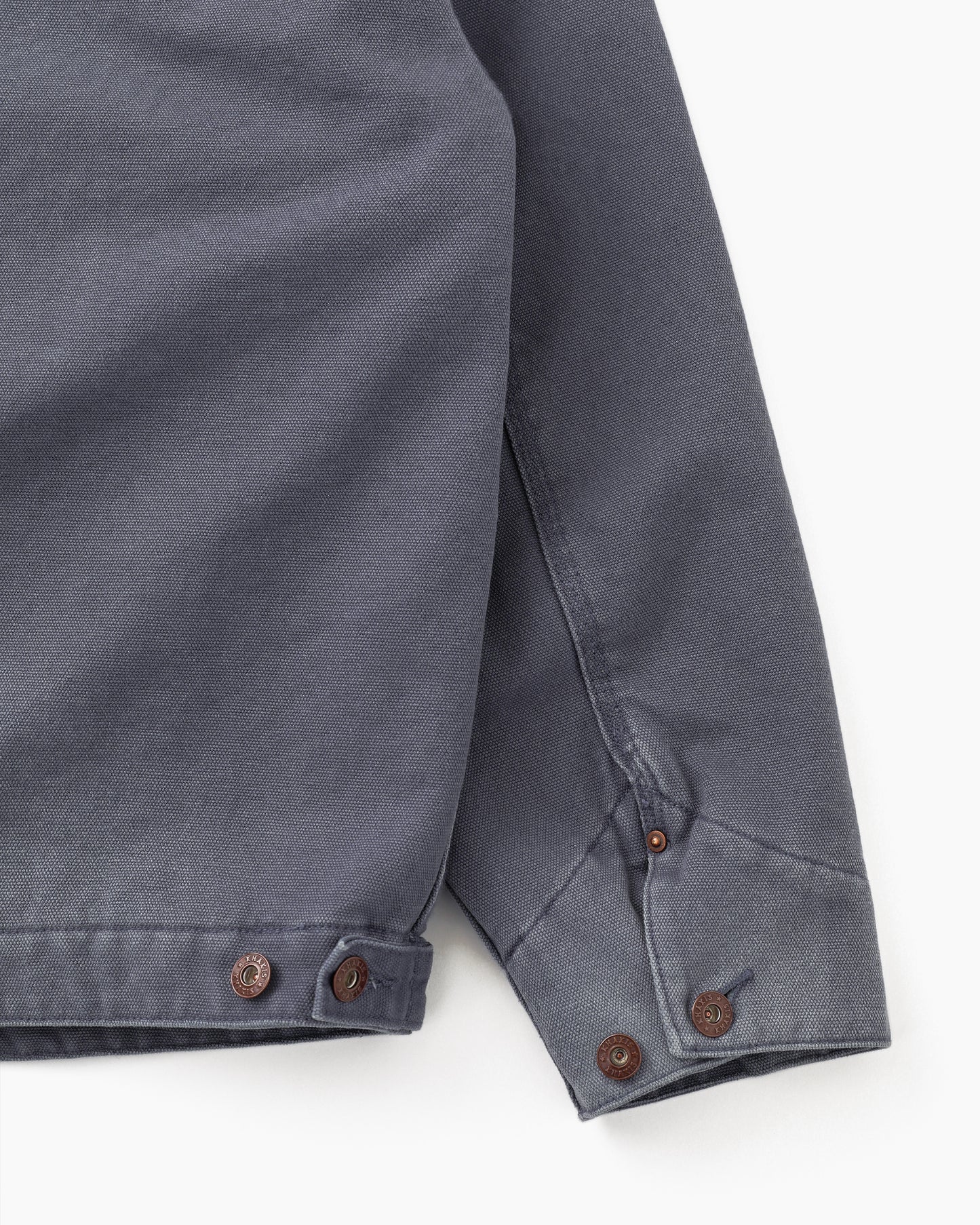 Distressed Duck Jacket Pale Navy