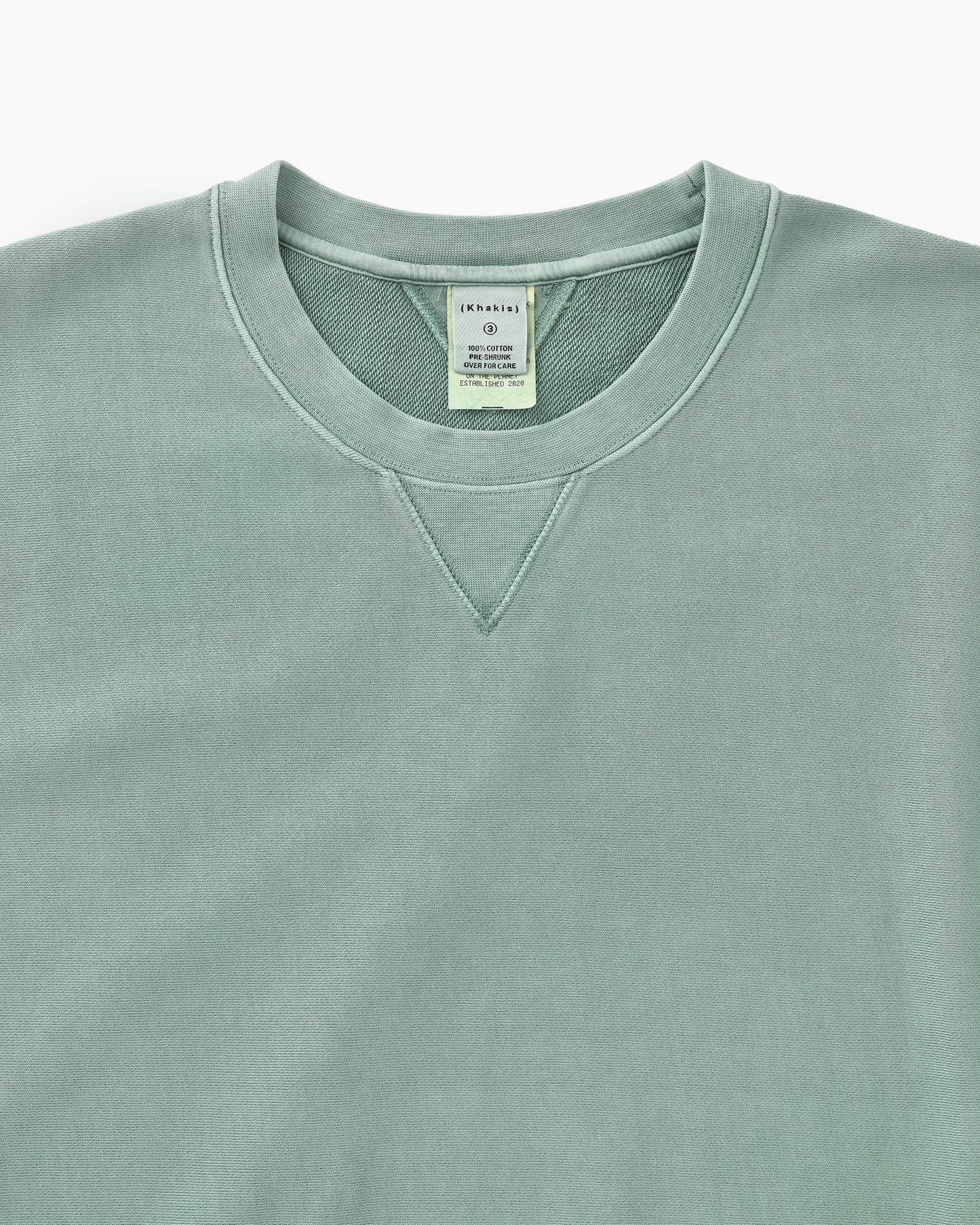 Dyed Stock Crewneck Light Blue