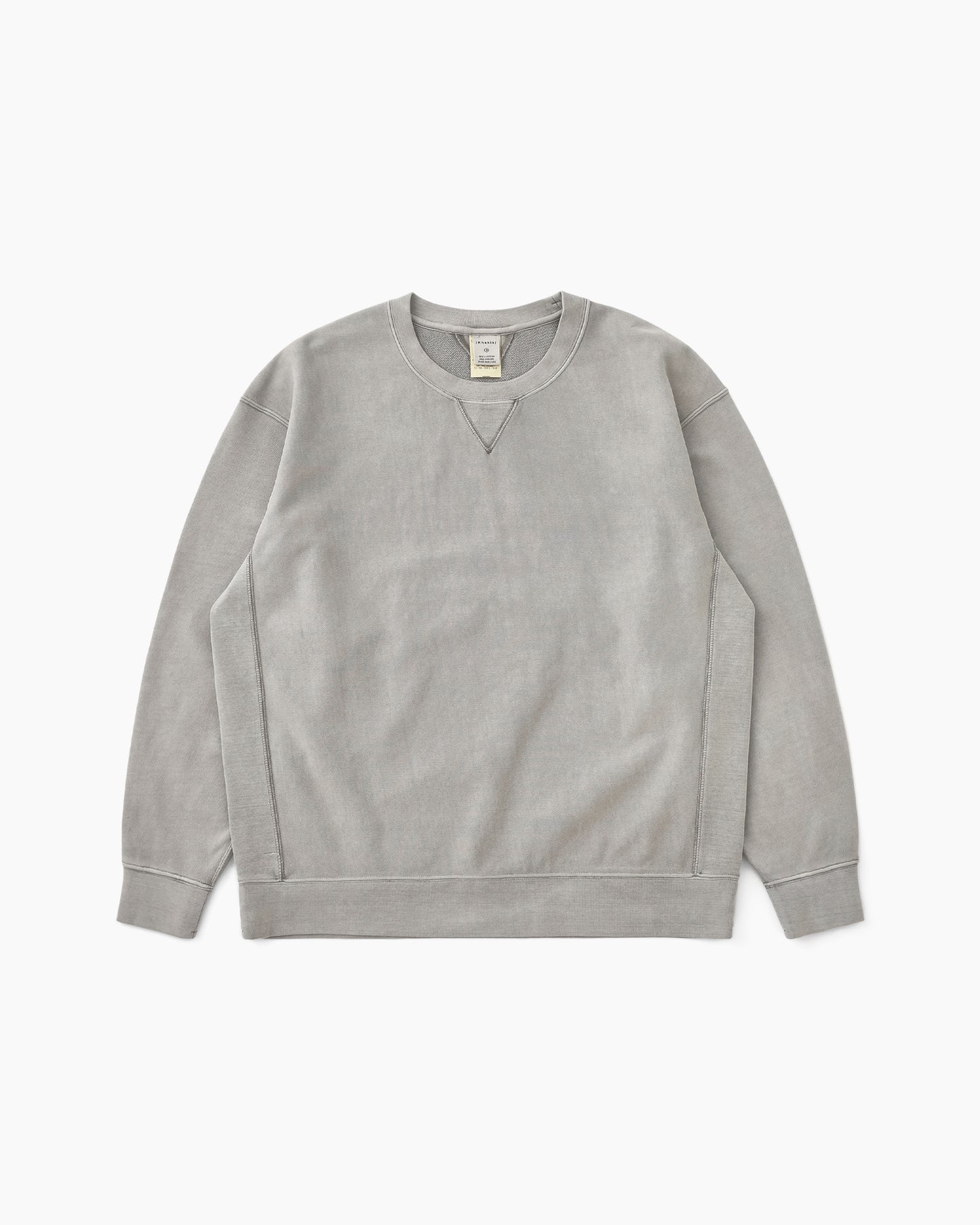 Dyed Stock Crewneck Warm Grey