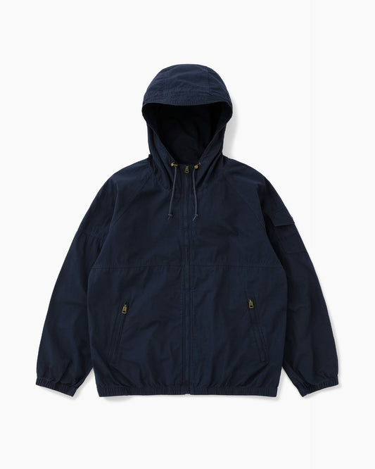 Hooded Wind Jacket Navy