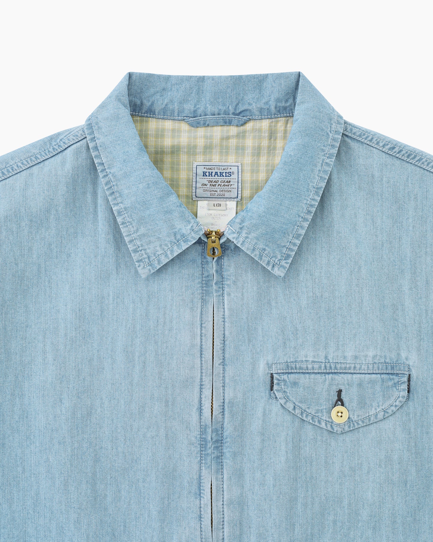 Indigo Swing Jacket Light Blue