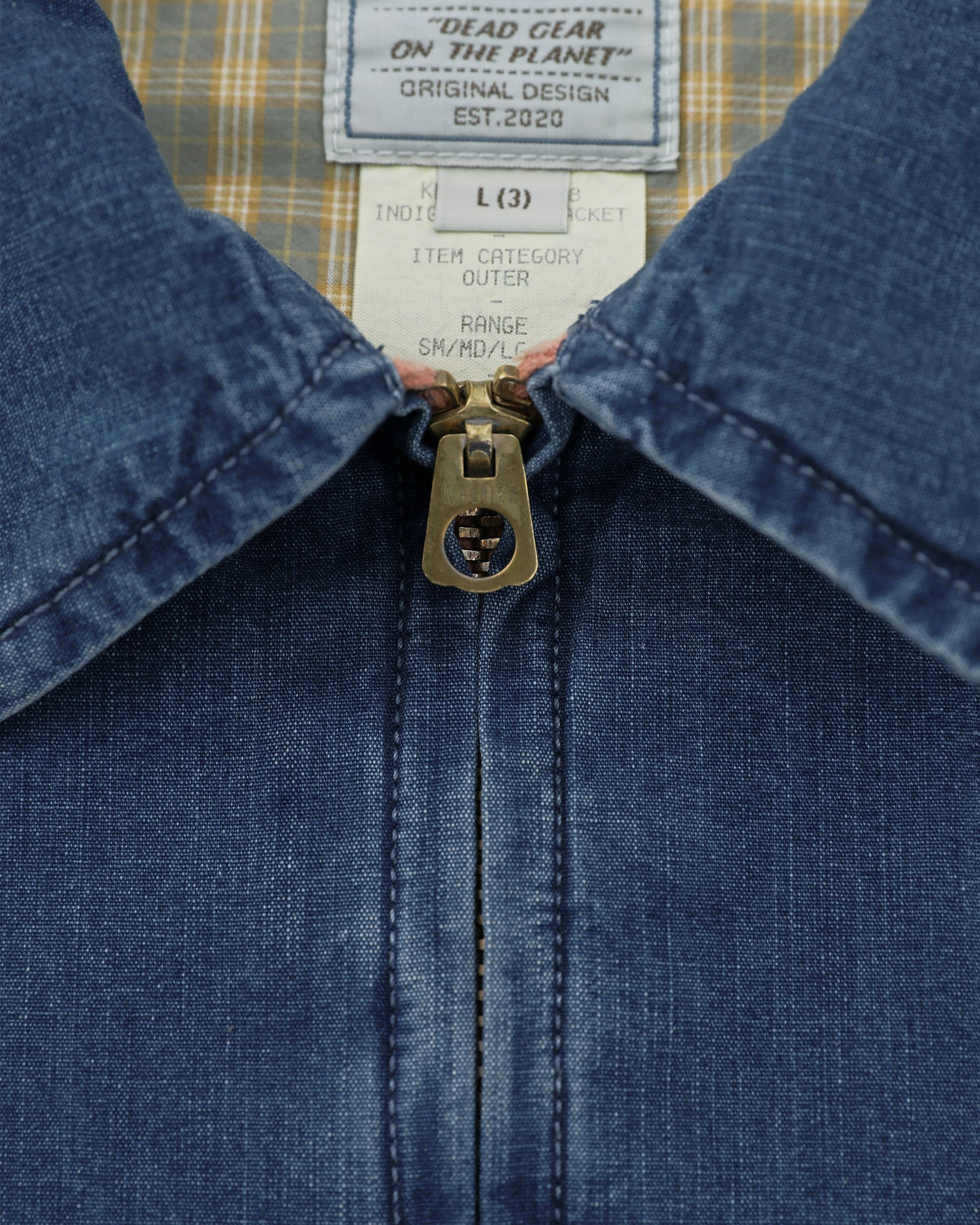 Indigo Swing Jacket Mid Blue