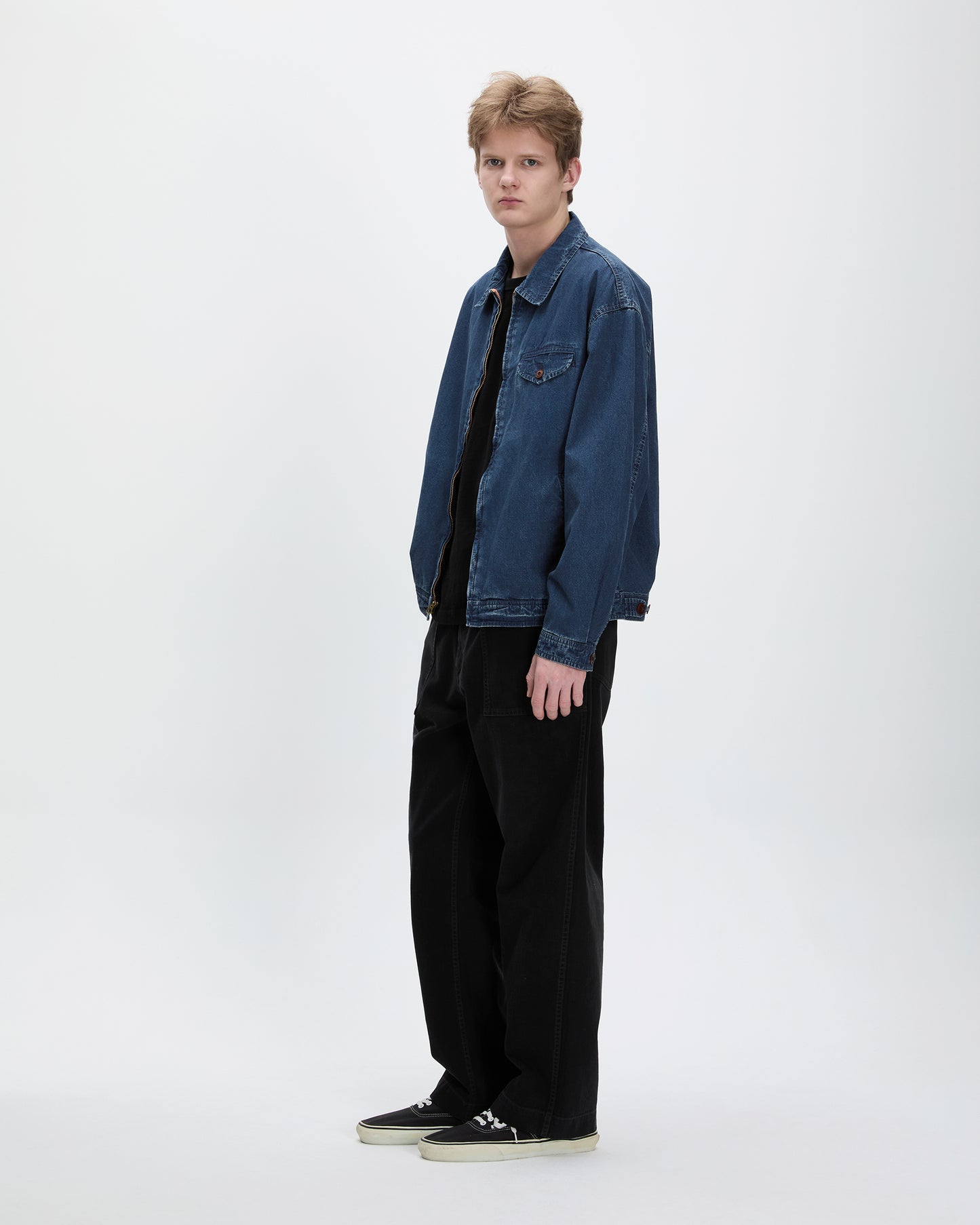 Indigo Swing Jacket Mid Blue